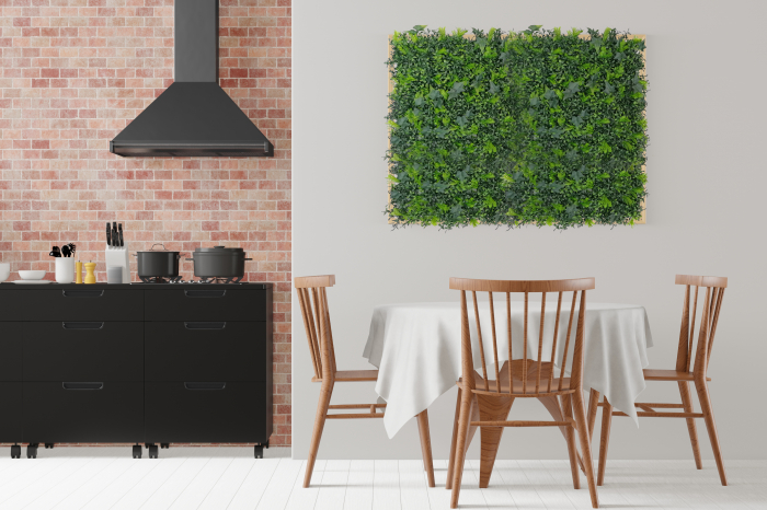 Perete Verde Hedera Mix, Perete Verde Artificial,  Panou Decorativ pentru Perete [7]