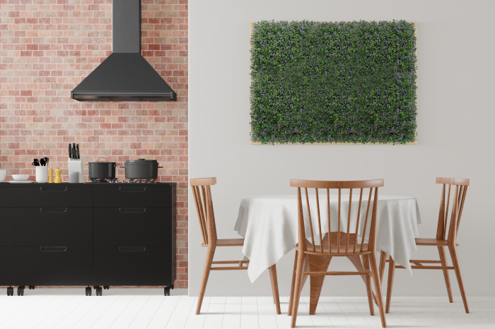 Perete Verde Lavanda, Perete Verde Artificial,  Panou Decorativ pentru Perete [7]