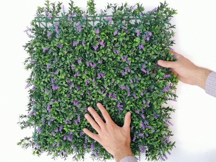 Perete Verde Lavanda, Perete Verde Artificial,  Panou Decorativ pentru Perete [5]
