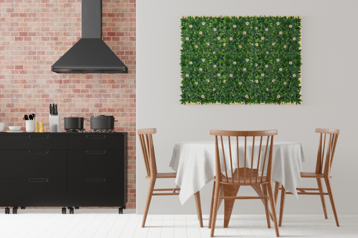 Perete Verde Murraya White Flower, Perete Verde Artificial,  Panou Decorativ pentru Perete [8]