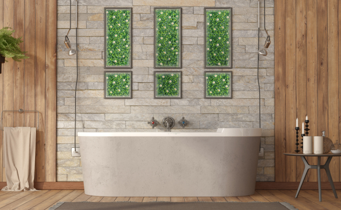 Perete Verde Murraya White Flower, Perete Verde Artificial,  Panou Decorativ pentru Perete [13]