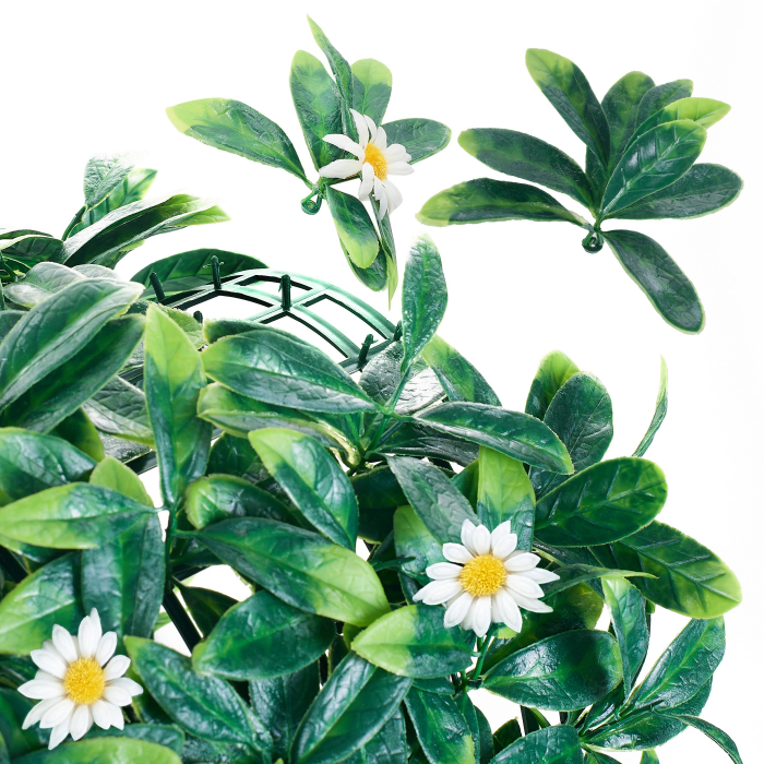 Perete Verde Murraya White Flower, Perete Verde Artificial,  Panou Decorativ pentru Perete [19]