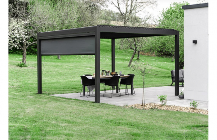 Pergola X Bioclimatica 3x3x2.5m cu LED, Premium, Aluminiu [3]