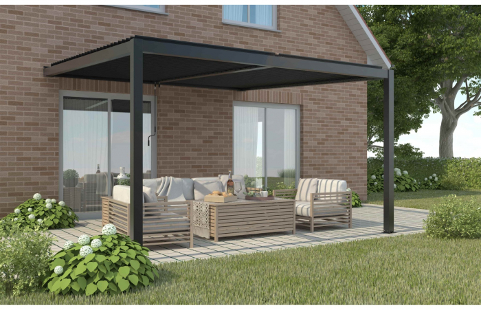 Pergola X Bioclimatica 4x6x2.5metri , Premium, Aluminiu [2]
