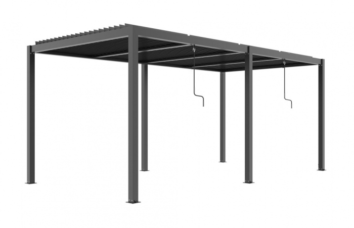 Pergola X Bioclimatica 4x6x2.5metri , Premium, Aluminiu [1]