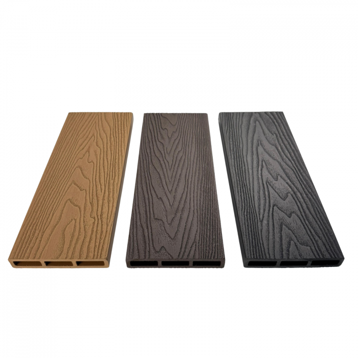Placă de gard 3D Bej Lemn Natur din WPC Lemn Compozit, 120 x 20 mm,1 ml [6]