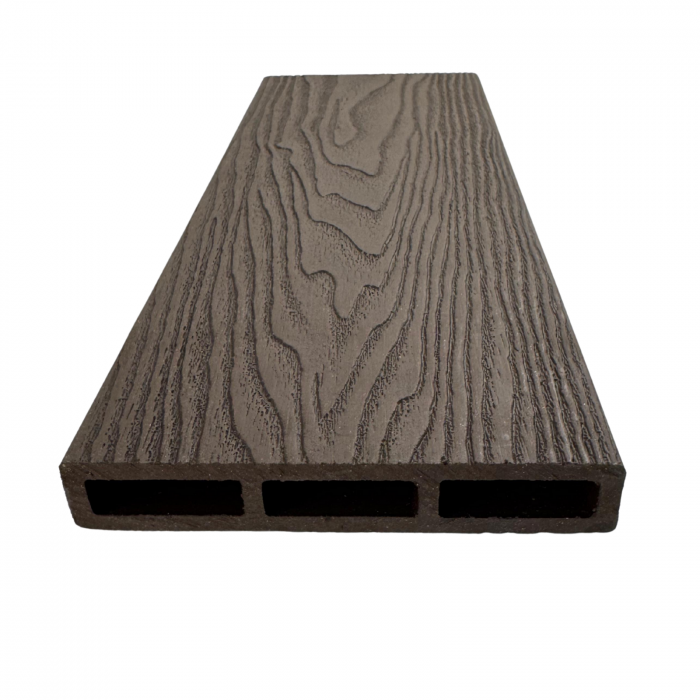 Placă de gard 3D Maro din WPC Lemn Compozit, 120 x 20 mm,1 ml [1]