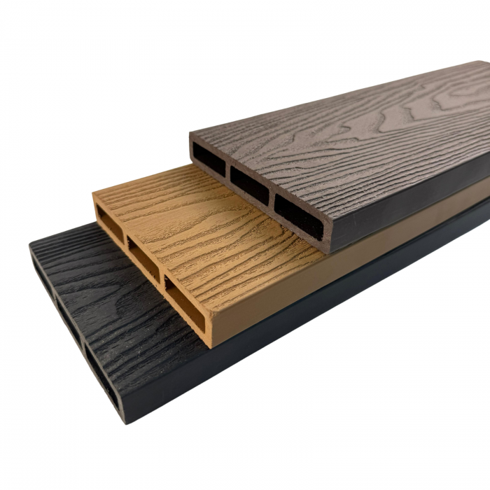 Placă de gard 3D Maro din WPC Lemn Compozit, 120 x 20 mm,1 ml [3]