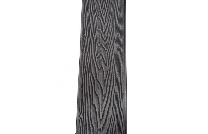 Placa deck terasa WPC 3D, tip pardoseala/dusumea WPC, 150x22mm, gri antracit lemn [9]