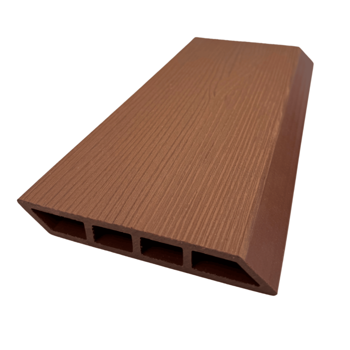 Placa Gard 3D din WPC, Cant oblic, Aramiu 137X20 mm, Lungime 2 m si 2.5 m [3]