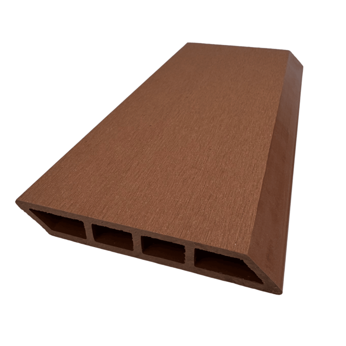 Placa Gard 3D din WPC, Cant oblic, Aramiu 137X20 mm, Lungime 2 m si 2.5 m [2]