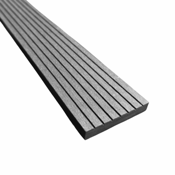Plinta 3D, WPC Terminatie Deck, 70x11 mm, Lungime 2900 mm, Gri Deschis - VIVODECOR [2]