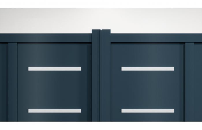 Poarta Auto Metalica Din Aluminiu, Prefabricat, Model Thor [2]