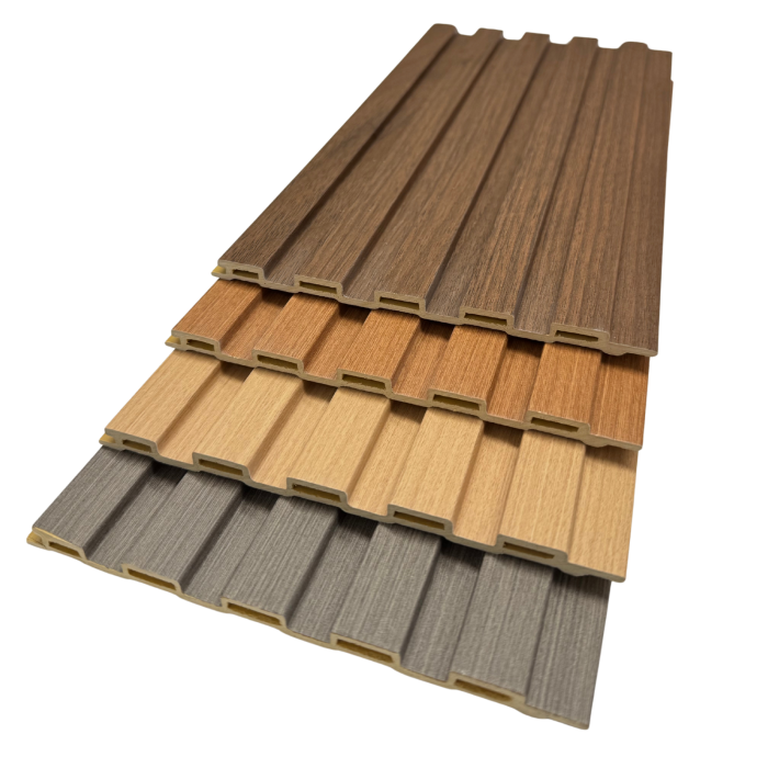 Riflaj de interior textura lemn Nuc 159 x 2800mm.Panou decorativ din WPC [4]