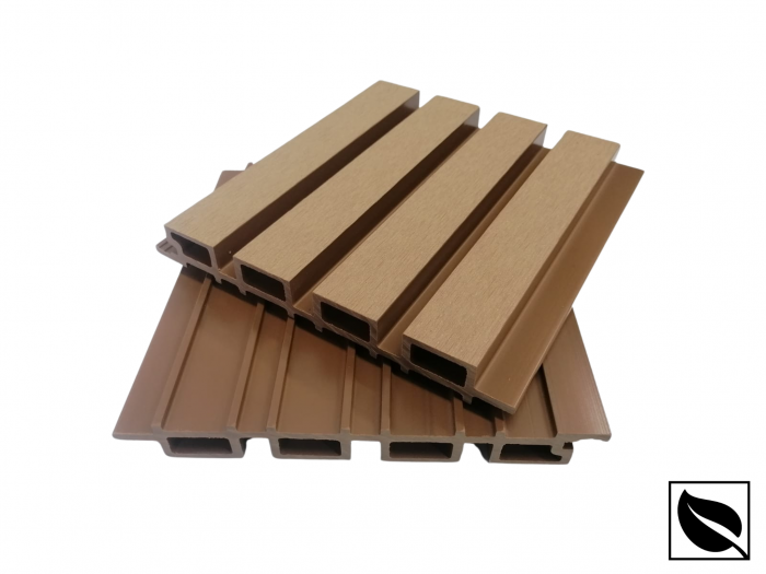 Riflaj Decorativ WPC Lemn Compozit Durabil, 219x26x2900mm, Bej [2]