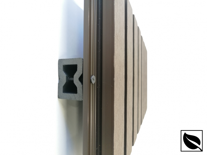 Riflaj Decorativ WPC Lemn Compozit Durabil, 219x26x2900mm, Maro [6]
