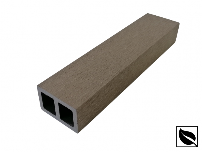 Profil Tub WPC, Lemn Compozit pentru Riflaj Decorativ, 55x35x2900 mm, Ramforsat, Maro [2]