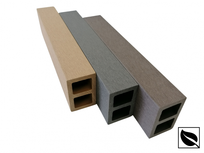 Profil Tub WPC, Lemn Compozit pentru Riflaj Decorativ, 55x35x2900 mm, Ramforsat, Maro [5]