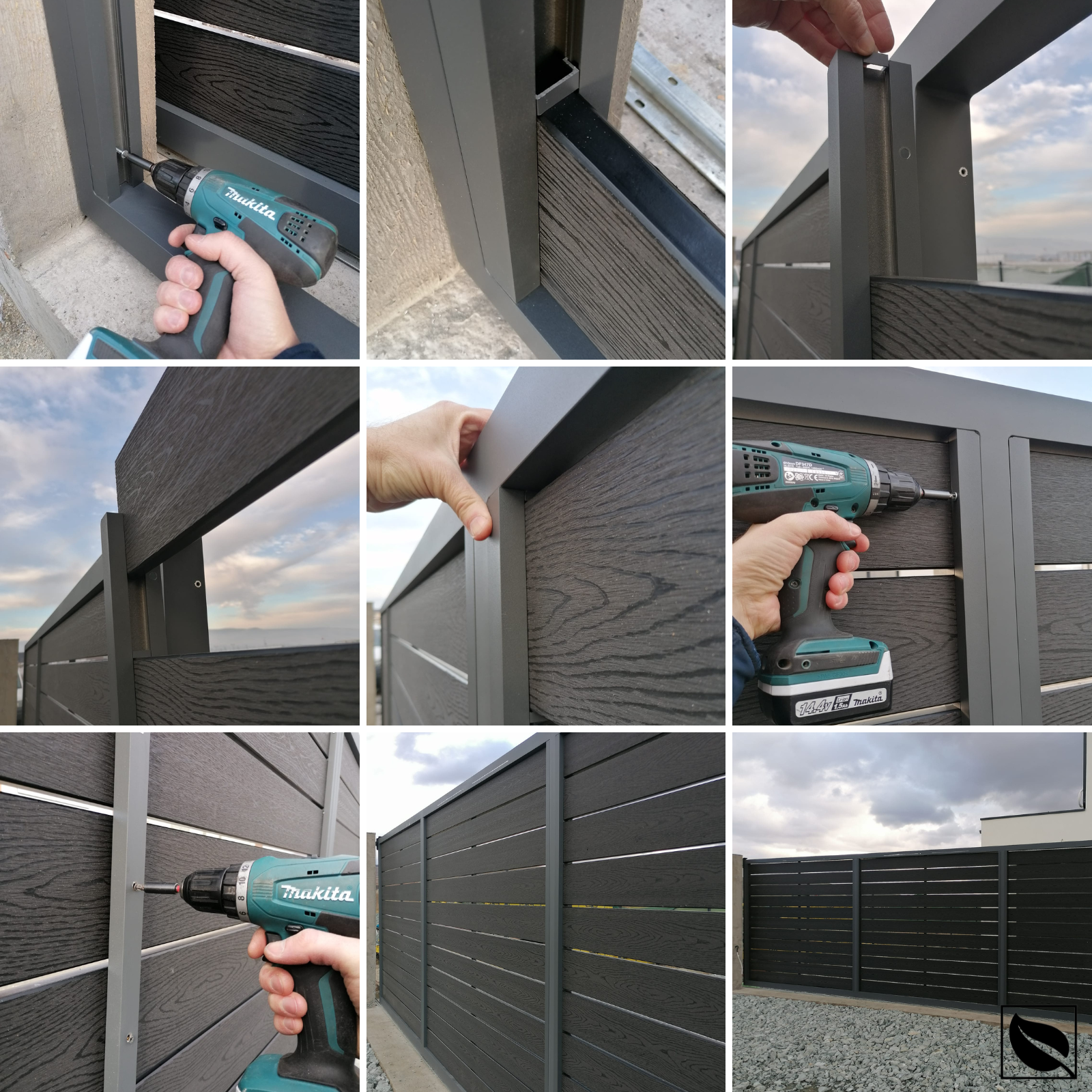 Set 30 Placi Sipca Gard WPC Bej 150x20mm, Placa Tip scandura Lemn Compozit, 2ML/buc [4]