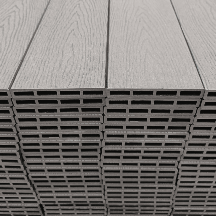 Set 30 Placi Sipca Gard WPC Gri 150x20mm, Placa Tip scandura Lemn Compozit, 2ML/buc [5]