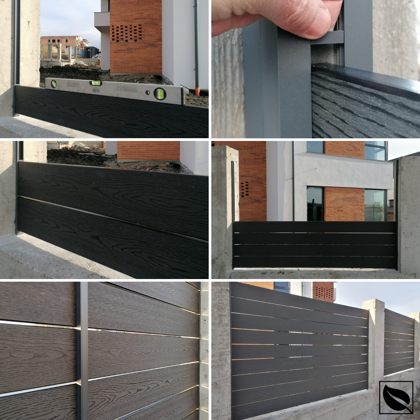 Set 30 Placi Sipca Gard WPC Maro 150x20mm, Placa Tip scandura Lemn Compozit, 2ML/buc [3]