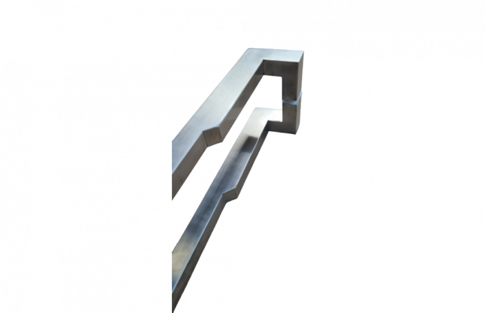 Set manere inox satinat, 38x25mm, Premium [2]