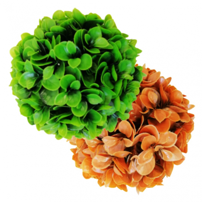 Set Sfere Plante Artificiale 20 cm Autumn Bush & Spring Bush [3]