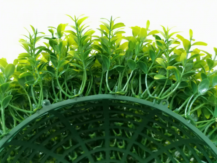 Arbust artificial in forma de sfera vivodecor, Sfera plante artificiale Buxus Verde Crud [6]