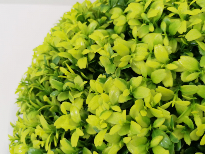 Arbust artificial in forma de sfera vivodecor, Sfera plante artificiale Buxus Verde Crud [3]