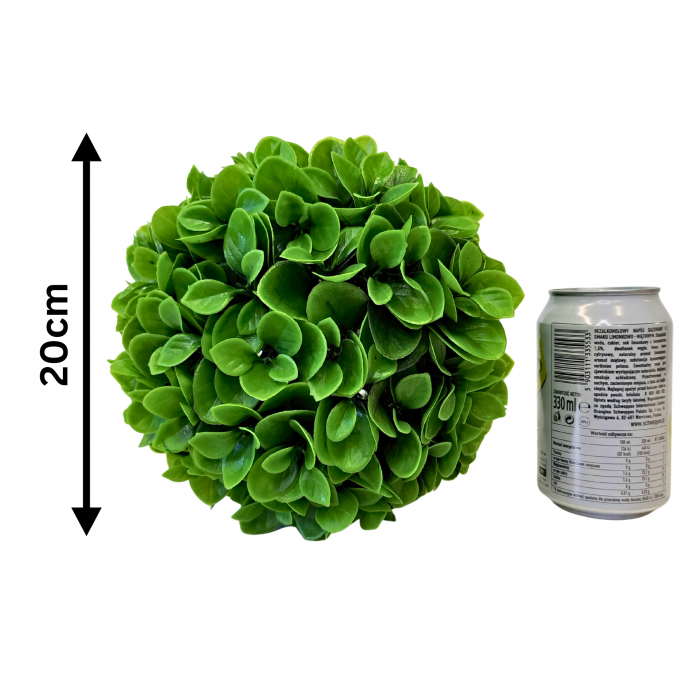 Sfera decorativa din plante artificiale buxus stilizat verde, Sfera plante artificiale [4]