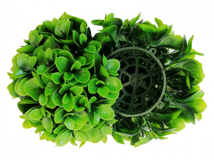Sfera decorativa din plante artificiale buxus stilizat verde, Sfera plante artificiale [2]