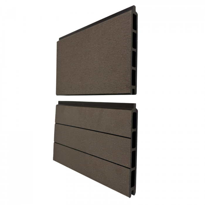 Sipca Gard WPC cu îmbinare Maro 150x20.6 mm, Placa Tip Scandura Lemn Compozit 1 ML [1]