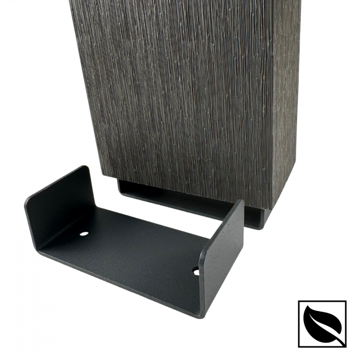 Suport Interior U120 pentru Riflaj Tub WPC 120x62 mm, Culoare Gri - VIVODECOR [3]