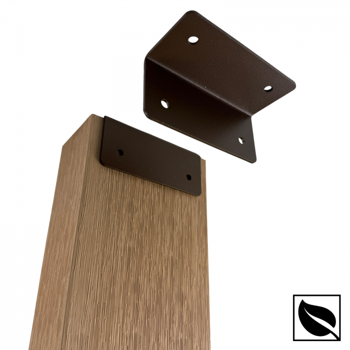 Suport L100 pentru Riflaj Tub WPC 120x62 mm, Culoare Maro [1]