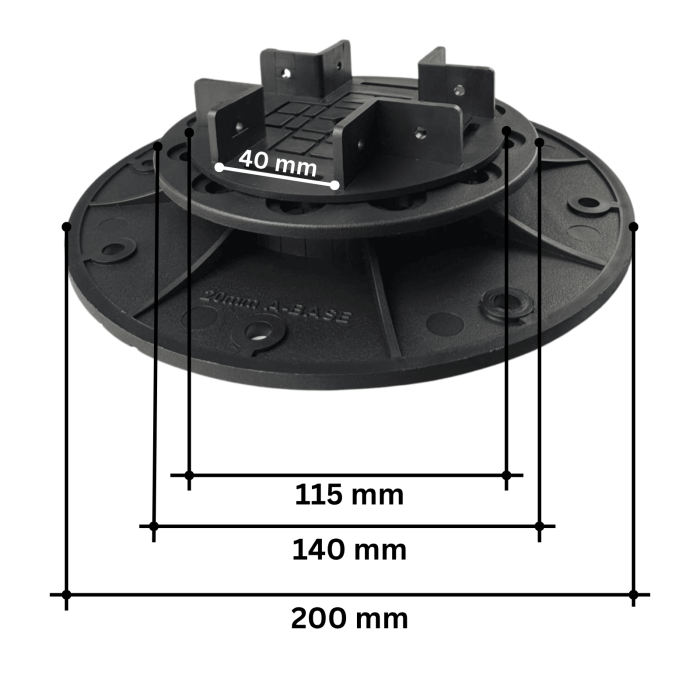 Suport Reglabil Deck, Picior Reglabil Pardoseala 31-45 mm [4]