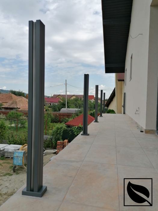 Suport Stalp Zincat 80X120X300MM Aluminiu [5]