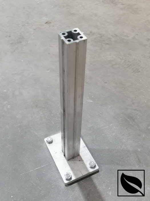 Suport Stalp Zincat 80X120X300MM Aluminiu [2]