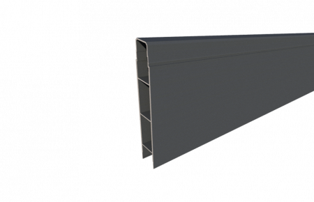 PROFILE GARD ALUMINIU - Lamela tip scandura Model Trend , 140x20.6 mm Aluminiu, Gri