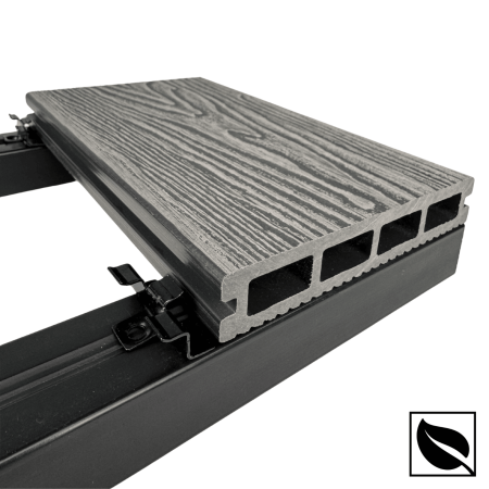 Accesorii Imbinare Placi Deck WPC 3D, Prindere metalica pentru pardoseala Lemn Compozit [2]