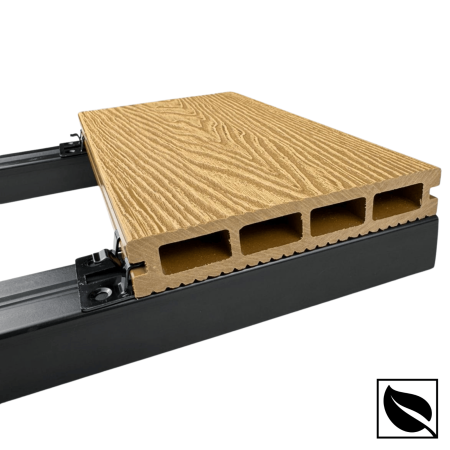 Accesorii Imbinare Placi Deck WPC 3D, Prindere metalica pentru pardoseala Lemn Compozit [3]