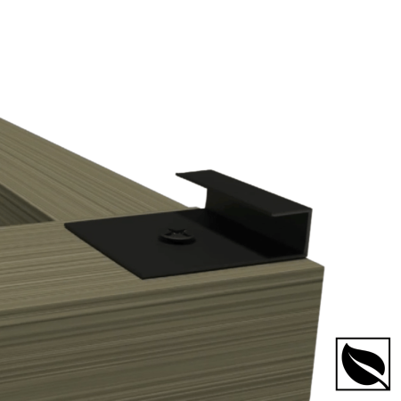 Accesoriu Starter pentru Placa Deck WPC 3D, Prindere metalica pentru pardoseala Lemn Compozit [2]