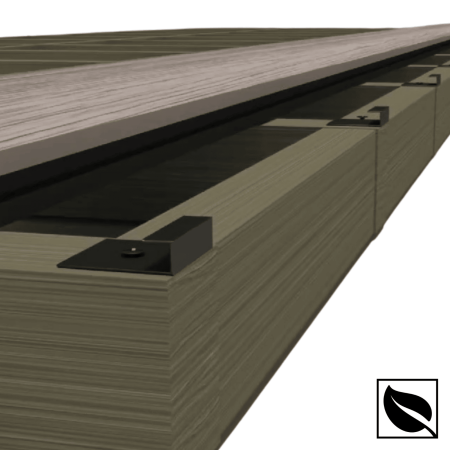 Accesoriu Starter pentru Placa Deck WPC 3D, Prindere metalica pentru pardoseala Lemn Compozit [3]