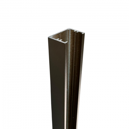 WPC GARD - Cadru gard tip C, Multifunctional Ranforsat, 28x18mm, Aluminum