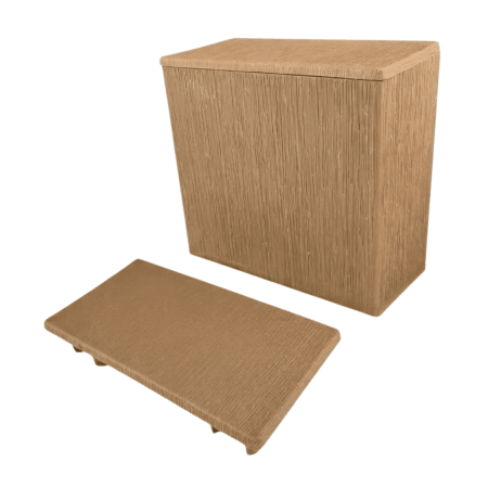 Capac Plastic pentru Tub Riflaj 100X52 mm, Bej Artar
