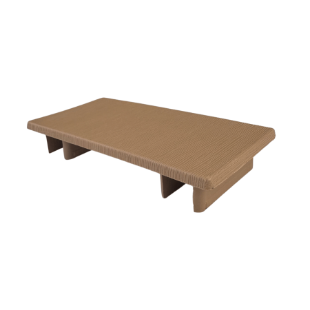 Capac Plastic pentru Tub Riflaj 100X52 mm, Bej Artar [2]
