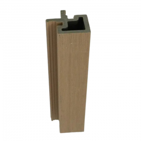 RIFLAJ WPC - Coltar Exterior Co-Extrudat din Lemn Compozit pentru Riflaj Bej Artar 40x40mm, 3,6 ml