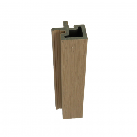 RIFLAJ WPC - Coltar Exterior din Lemn Compozit pentru Riflaj Bej 40x40mm, 2,9 ml