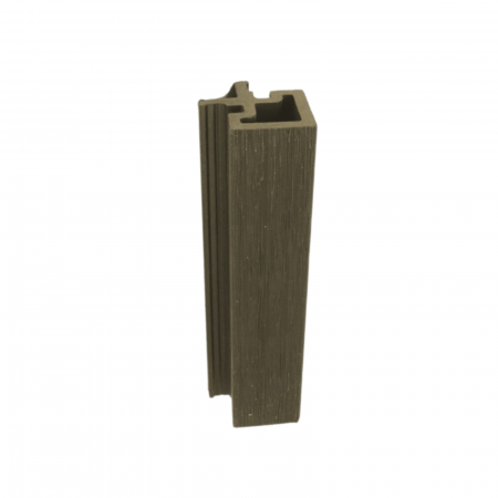 RIFLAJ WPC - Coltar Exterior din Lemn Compozit pentru Riflaj Maro 40x40mm, 2,9 ml