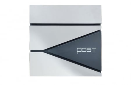 CUTII POSTALE - Cutie postala otel zincat Design Modern Gri antracit si Argintiu