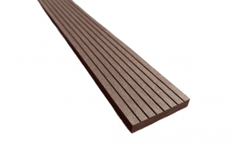 DECKING WPC - Fasie 3D, WPC terminatie deck, 70 x 11mm X 4000 mm, maro